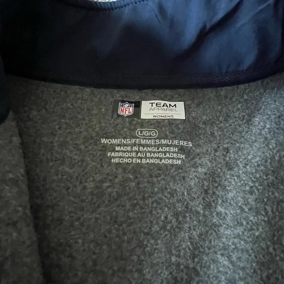 ❗️💲CLOSEOUT SALE: $5 💲❗️- NFL Seahawks Zip Up Jacket - Picture 4 of 4